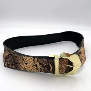Betsey Johnson Snake Skin Belt